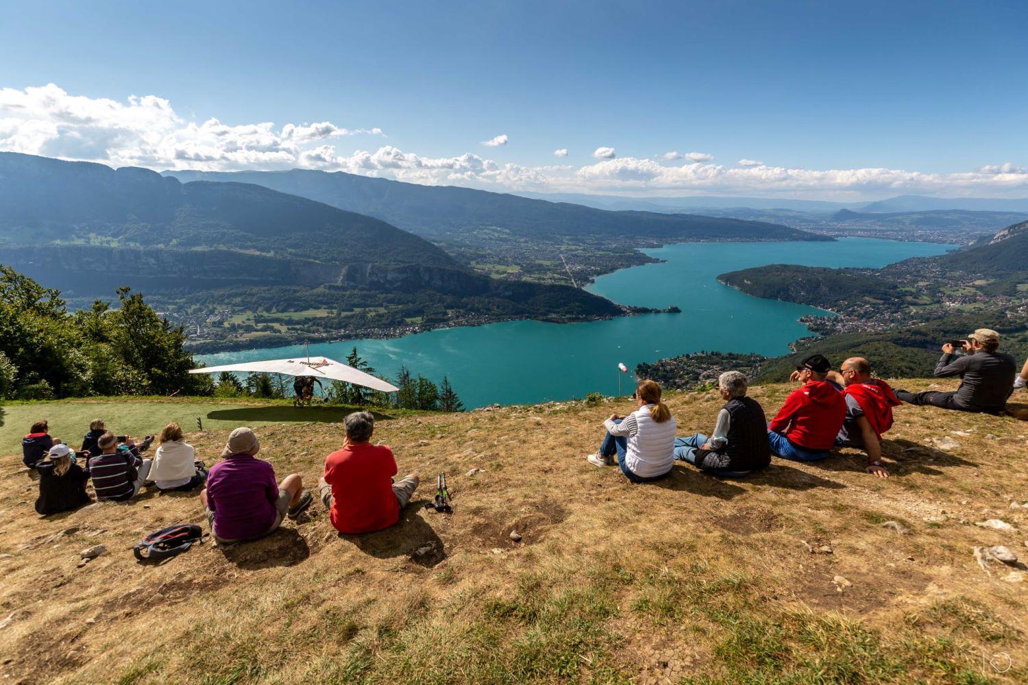 Decollage deltaplane annecy ci 1