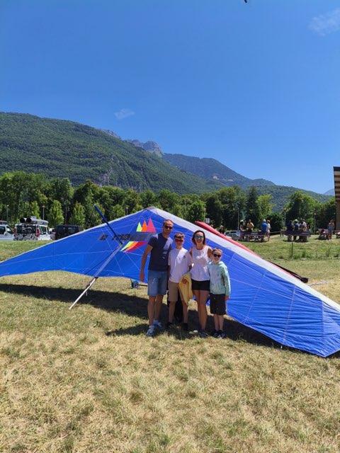Baptême deltaplane en Famille